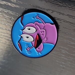Cartoon Network's Courage the Cowardly Dog Enamel Pin